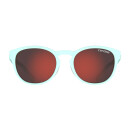 Tifosi Sunglasses, SVAGO, Satin Crystal Teal, S-L, Smoke Red