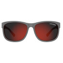 Tifosi Sunglasses, SWANK XL, Satin Vapor, M-XL, Smoke Red