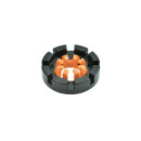 IceToolz tool, nipple tensioner, 8-hole, 10-15 G, black, 12F8