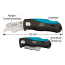 Hazet tool, universal folding knife, incl. 5 spare blades