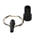 by.Schulz valve adapter, mini tool Alu anodized black 1...