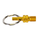 by.Schulz valve adapter, mini tool Alu anodized gold 1 piece