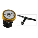 by.Schulz Clock, Speedlifter A-Head Clock Alu gold