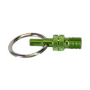 by.Schulz valve adapter, mini tool Alu anodized green 1 piece