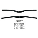 Guidon by.Schulz, SPORT Super Strong/35 Width:680 Rise:30 BackSweep:9° AL6061 overload black-sand