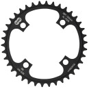 KMC chainring front, 38T, 1/8", BCD 104mm, black