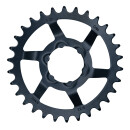 KMC e-sprocket, Shimano, 30T, black, 3/32", hub gears