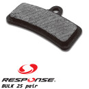 Response brake pads, SEMI-METALLIC Shimano/Tektro/TRP 25 pair