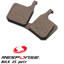 Response brake pads, SEMI-METALLIC Magura 25 pair
