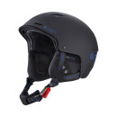Helmet Loc-Perf Mat Black Cosmic Blue light blue 61