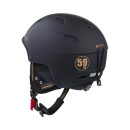 Helmet Loc-Perf Mat Black Caramel brown 59