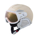 Helmet Helios Leather Evolight Nxt Mat Cream 55