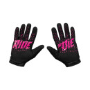 Muc-Off MTB gloves green/pink leopard XS