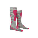 X-SOCKS Women Ski Silk Merino 4.0 grey melange/pink 39-40