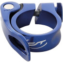 Contec saddle clamp SC-303 Select 31.8 blue steel, 31.8mm