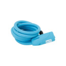 Contec spiral cable lock Neoloc neon blue