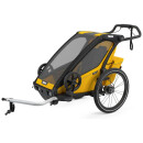 Thule Chariot SPORT 1 trailer, spectra yellow on black