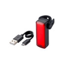 BBB tail light SignalPro 250, aluminum housing USB-C/battery, 250 lumens, quick lock
