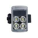BBB front light SlideFront, USB/battery, 5 modes Mounting quick release or clip