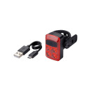 BBB Rücklicht SlideRear, USB/Akku, 5 Modi Befestigung Schnellverschluss oder Clip