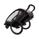 Hamax Cocoon Twin bicycle trailer gray/black