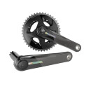 Guarnitura Quarq Power Meter Spindle Force AXS Wide 2x DUB nero/iridescente 165mm/43/30t