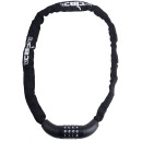 Incirca chain lock, combination, nylon black, length: 75 cm, Ø 3.5 mm