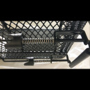 Incirca basket, fine mesh, luggage rack clamp attachment, 50-230 mm, black, 435x300x170/135, 15l