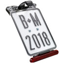 Busch + Müller license plate holder, DC 5.5-60V, taillight, brake light, reflector, ECE R50, 650BKHRE