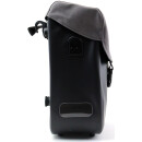 Racktime Gepäckträgertasche Tommy, schwarz-grau, 31.5 x 13.5 x 33cm