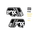 FOX 21 36 P-S grigio Tappetino logo nero