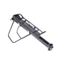 BIKE ATTITUDE luggage rack attachment on seat post with side bracket and spring flap black