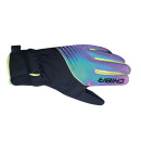 Chiba Kids Waterproof Gloves rainbow reflective/black L
