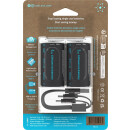 Pale Blue Earth Batterie D USB-C 2pcs