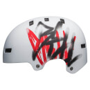 Bell Local Helm matte white scribble S