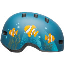 Bell Lil Ripper helmet matte gray/blue fish XS