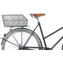 Basil Cento Rear bicycle basket olive green
