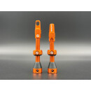 Sendhit tubeless valve set orange -44mm