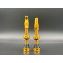 Set de valves Tubeless Sendhit jaune -44mm