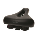 Terry Saddle Anatomica Flex Gel Lady with opening black