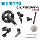 Shimano Ultegra Di2 groupset Disc 12-speed, R8100 series, crank 170mm 34/50, cassette 11-30