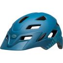Bell Sidetrack Youth MIPS casque mat blue wavy checks