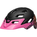 Bell Sidetrack Youth MIPS casque matte pink wavy checks
