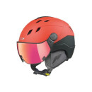 CP Ski CORAO+ Helmet red soft touch/black soft touch S