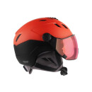 CP Ski CORAO+ Helmet red soft touch/black soft touch XL