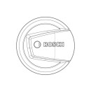 Copri logo Bosch Performance Line SX BDU314Y nero rotondo