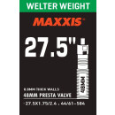 Camera daria Maxxis Welter Weight Box arrotolata 0,8 mm, Presta RVC (LL), 27,5x1,75-2,40, 44/61-584, valvola 48 mm