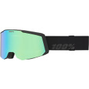 Ride 100% SNOWCRAFT S HiPER Goggle noir/vert - Mirror Green Lens
