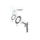 Shimano chainring bolt FC-U8000 M8x8.5 mm 4 pieces