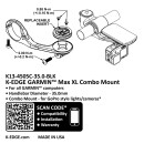 K-Edge K-EDGE GARMIN MAX XL Combo Mount 35.0mm black